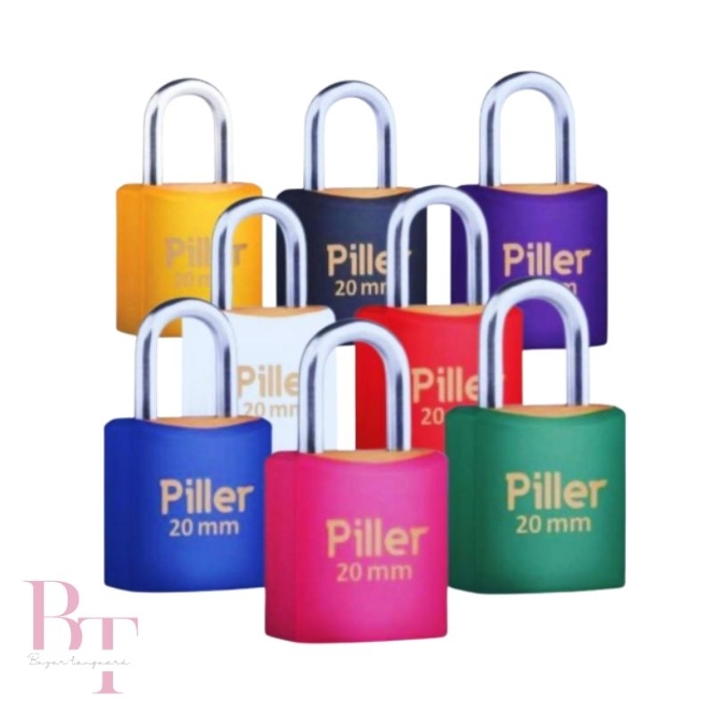 Kit 8 Cadeado 20mm Color Piller