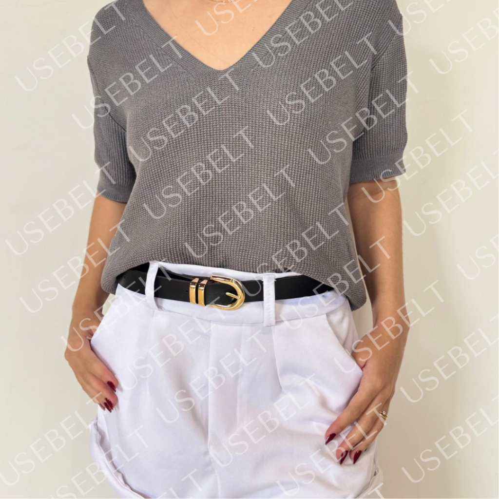 Kit 4 Cinto Feminino da Moda Fivela Amendoada em Oferta na Shopee