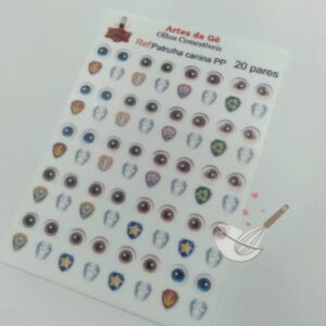 Olhos Comestíveis Patrulha Canina em Oferta na Shopee