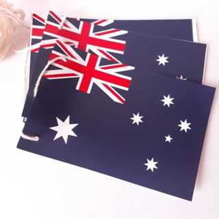 Varal De Bandeiras - Tema Viagem Ao Mundo- Austrália em Oferta na Shopee