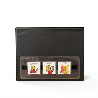 Fichário de comunicação alternativa - Autismo e educação especial - PEC'S - 64 fichas em Oferta na Shopee