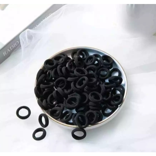 kit 90/180/360 elasticos de Cabelo Tipo Meia Xuxinha Criança Adulto Rabicó Pequeno — imagem 2 de 2