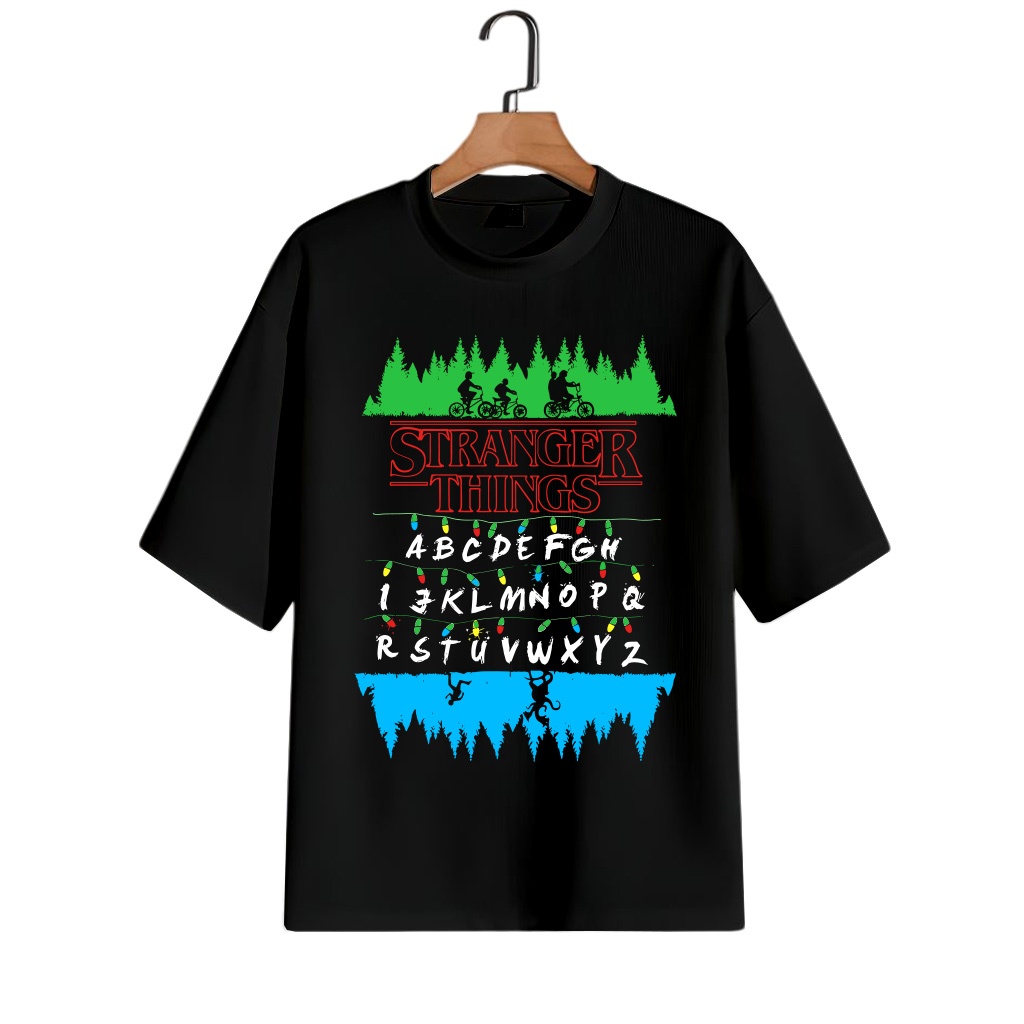 Camiseta Promoção Stranger Things Série Seriado Monstros camisas 100% Algodão Envio Imediato