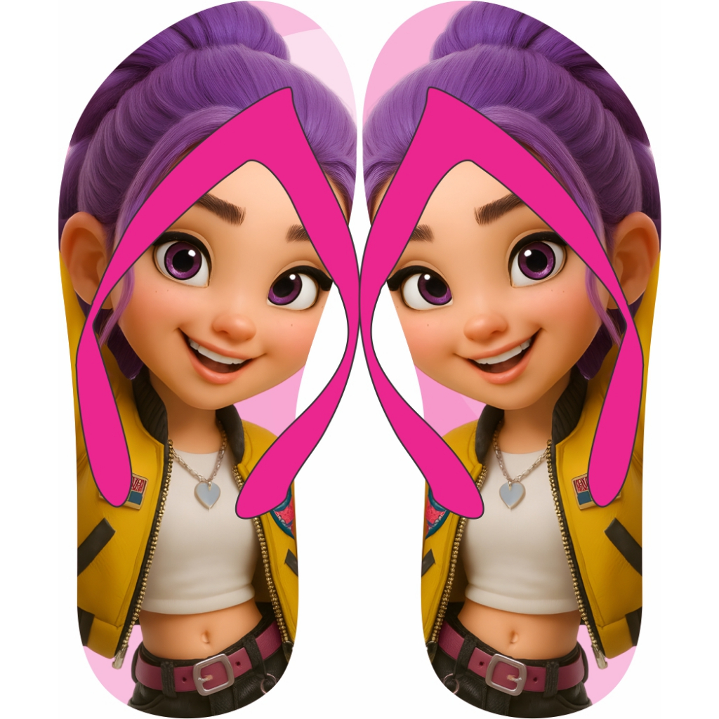 Chinelo Guerreiras k-pop adulto e infantil em Oferta na Shopee