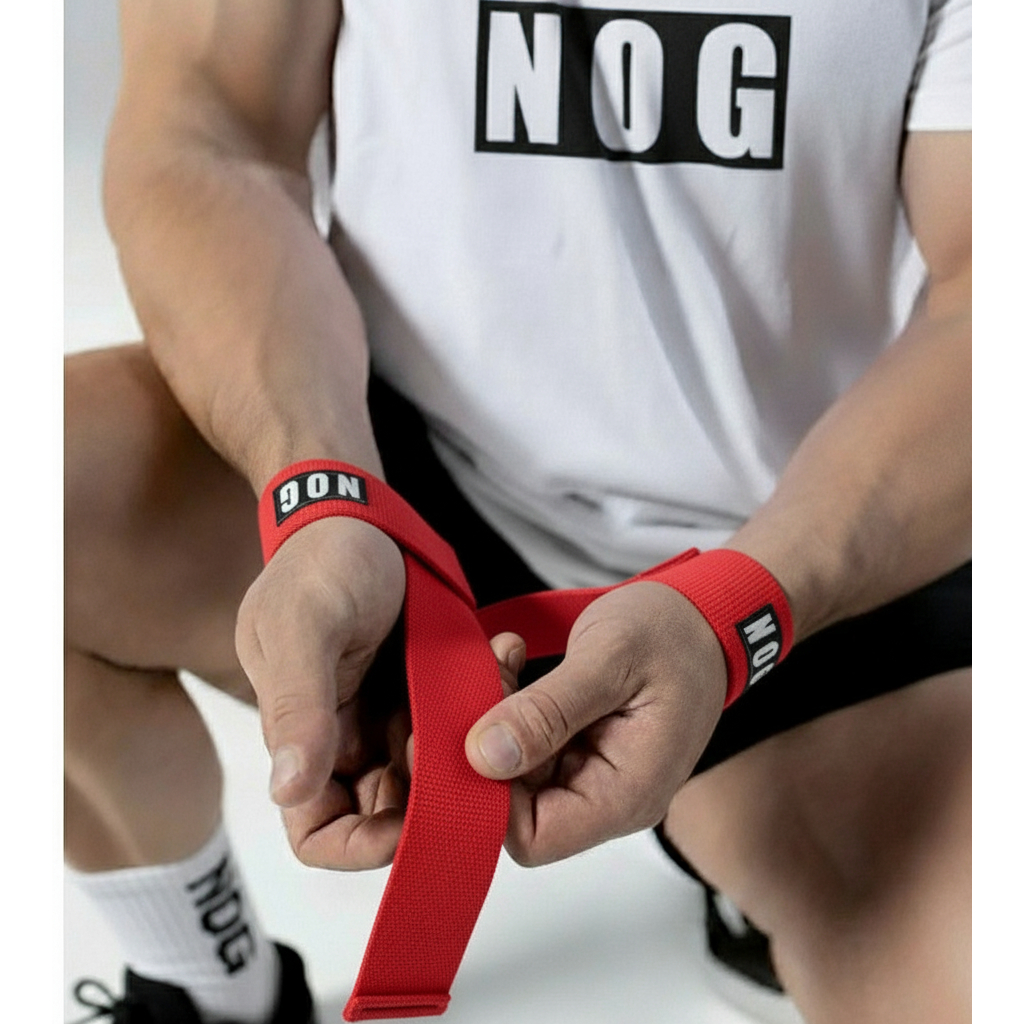 Par Luva Strap Fita Munhequeira Gancho Para Treinos Musculação Crossfit