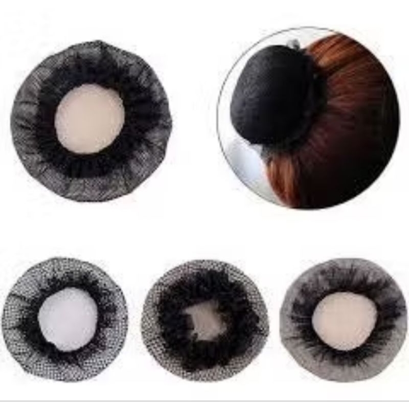 Rede para Coque Ballet Redinha Cabelo Lisa e Com Strass Crochê  Dança Infantil e Adulto