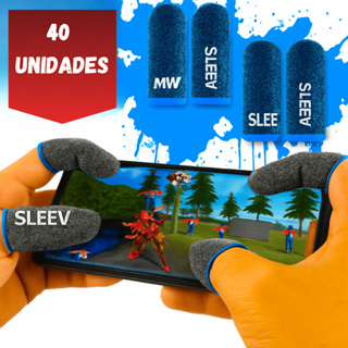 Kit Com 8 Unidades de Luva de Dedo Anti-Suor Para Celular Jogos Gamer FPS Free Fire Pubg Mobile luvinhas em Oferta na Shopee