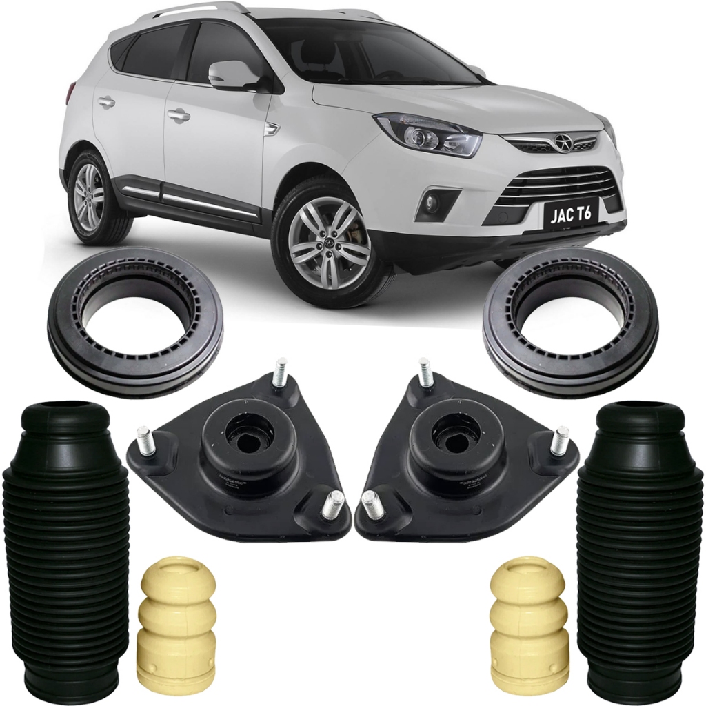 Kit Coxim Amortecedor Dianteiro Jac T6 2011 até 2016
