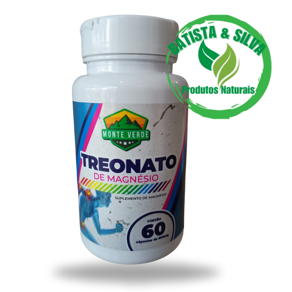 Suplemento Alimentar - TREONATO DE MAGNÉSIO 60 Capsulas