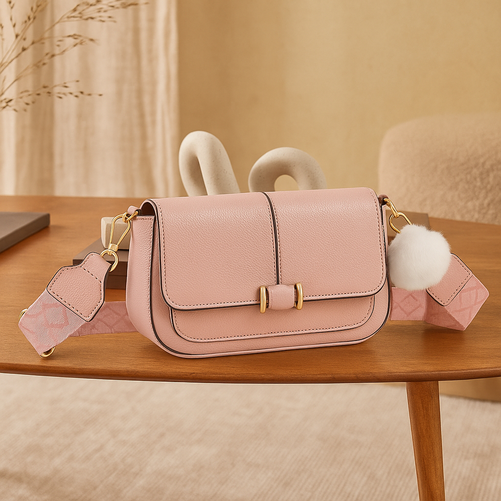 Bolsas Transversal média pequena Feminina Com Alça larga Novidade C-064 em Oferta na Shopee