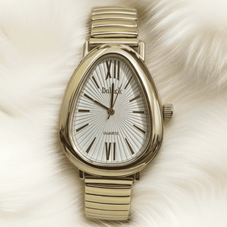 Relógio Feminino Moda Inspiração Pulseira De Elastico Cobra em Oferta na Shopee