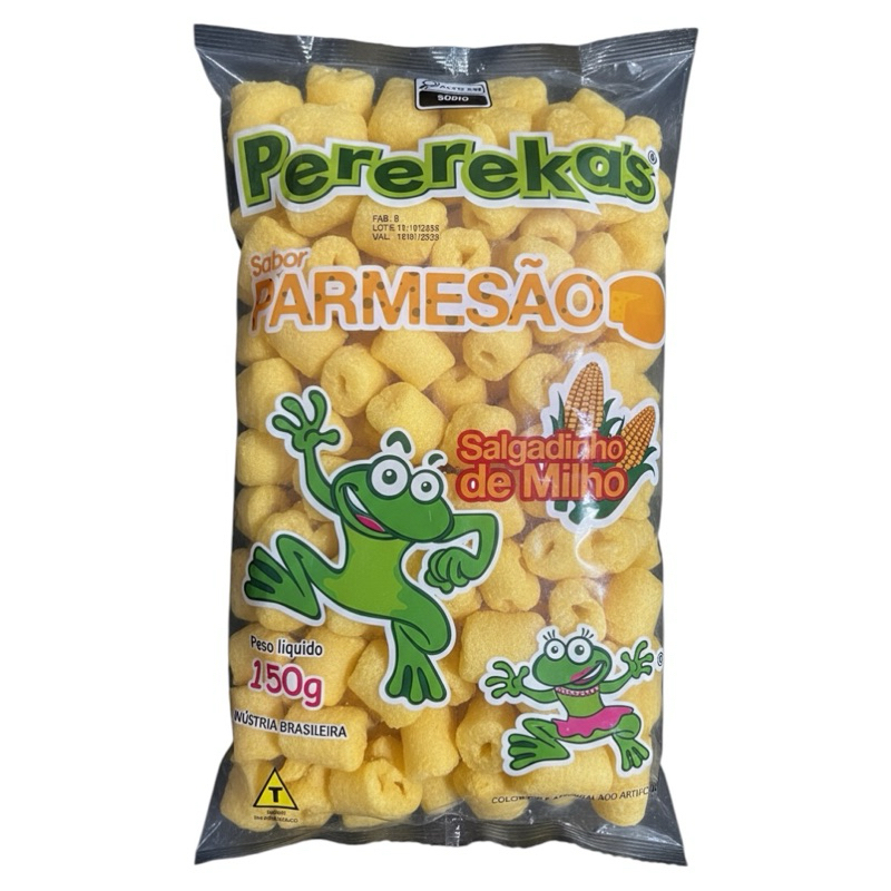 Kit com 10 Salgadinho de milho Pererekas 150gr sortido