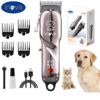 Inova Máquina de Tosa Profissional para Pets – Motor Potente, Silenciosa, LCD, Recarregável Type-C, Lâmina Inox em Oferta na Shopee