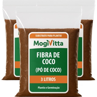 Substrato Natural Pó De Coco 100% Orgânico para Jardinagem e Vasos Enraizamento Plantas Orquídeas em Oferta na Shopee