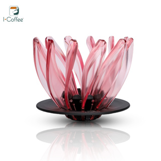 icoffee Copo de Filtro de Café Adequado Para Por Gotejamento V60 Resina Formato de Lírio de Água 12 Pétalas de Lótus R em Oferta na Shopee