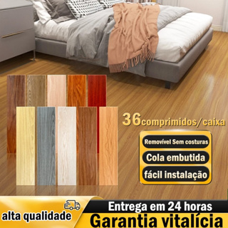 36PCS 5㎡ Régua De Ajuste De Piso De Vinil Etiqueta Lavável De Madeira Autoadesiva 91cm x 15cm-DBT em Oferta na Shopee