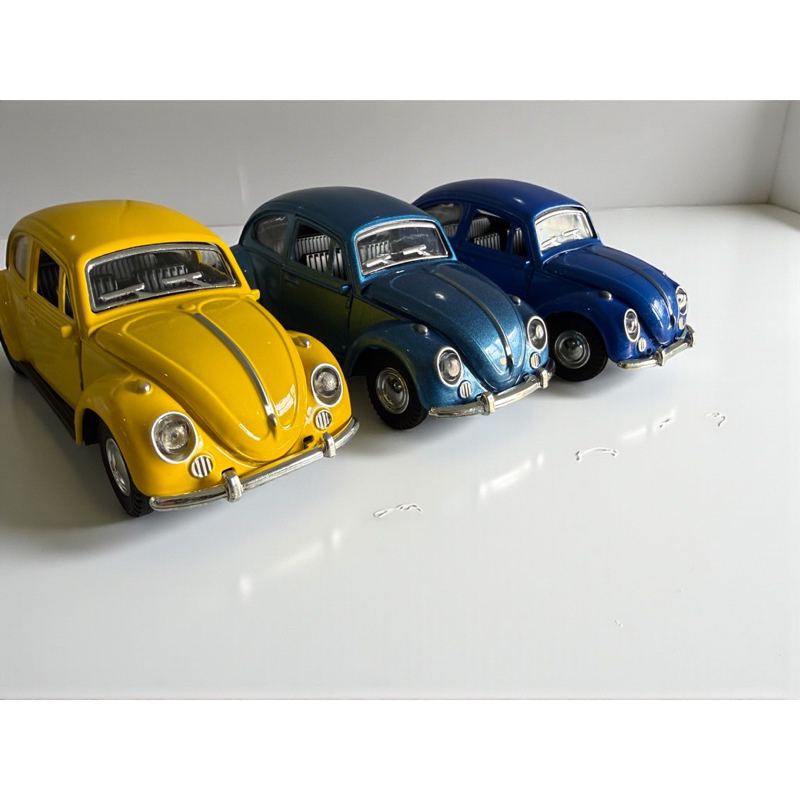 Miniatura Fusca Clássico Metal 1:32 Abre Portas Capô Teto Solar Surfista Vintage Coleção Volkswagen Fusquinha