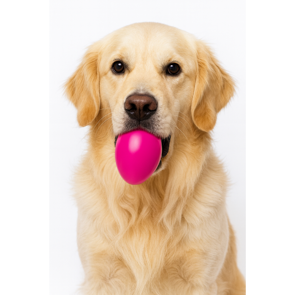 Brinquedo Interativo Mordedor Anti Stress Para Cachorro Ovo Maluco Porte Médio e Grande Pet