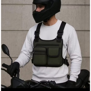 COLETE PEITORAL Esportivo Bolsa Bag CHEST Ciclismo Trilhas Motoboy em Oferta na Shopee
