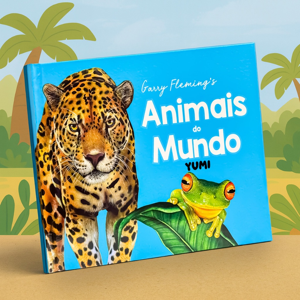 Livro Biólogo Infantil Explorando Os Animais do Mundo | Capa Dura Premium Livro Educativo em Oferta na Shopee