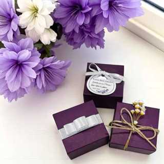 80 Caixinhas p/ Bem Casado Lembrancinha Branco/ Kraft ou verde 6cm em Oferta na Shopee