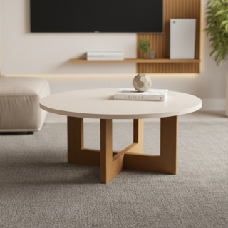 Mesa de Apoio Retrô ou de Centro JB 8001 em MDF Para Sala Decoração de Ambiente - D&A em Oferta na Shopee