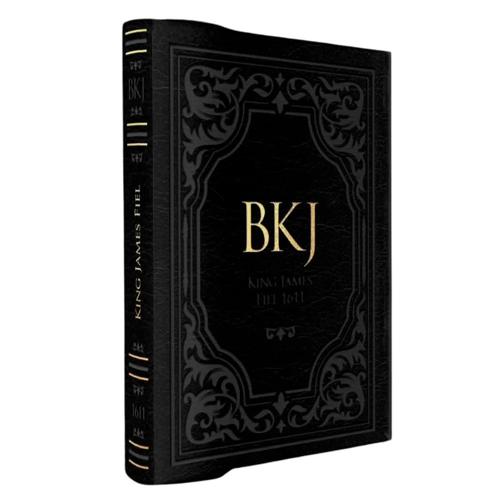 Bíblia King James Fiel 1611 - Extra Gigante - Capa Luxo Preta