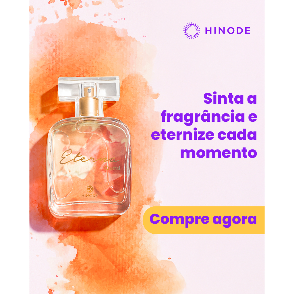 Kit Eterna Feminino Hinode – Crystal & Nuit Deo Colônia 100ml (2x100ml)