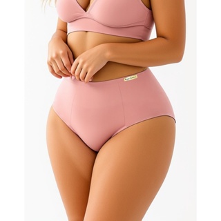 Kit 5 Calcinhas Feminina Cintura Alta Modeladora Microfibra Confortável Lateral Larga Pala Dupla em Oferta na Shopee