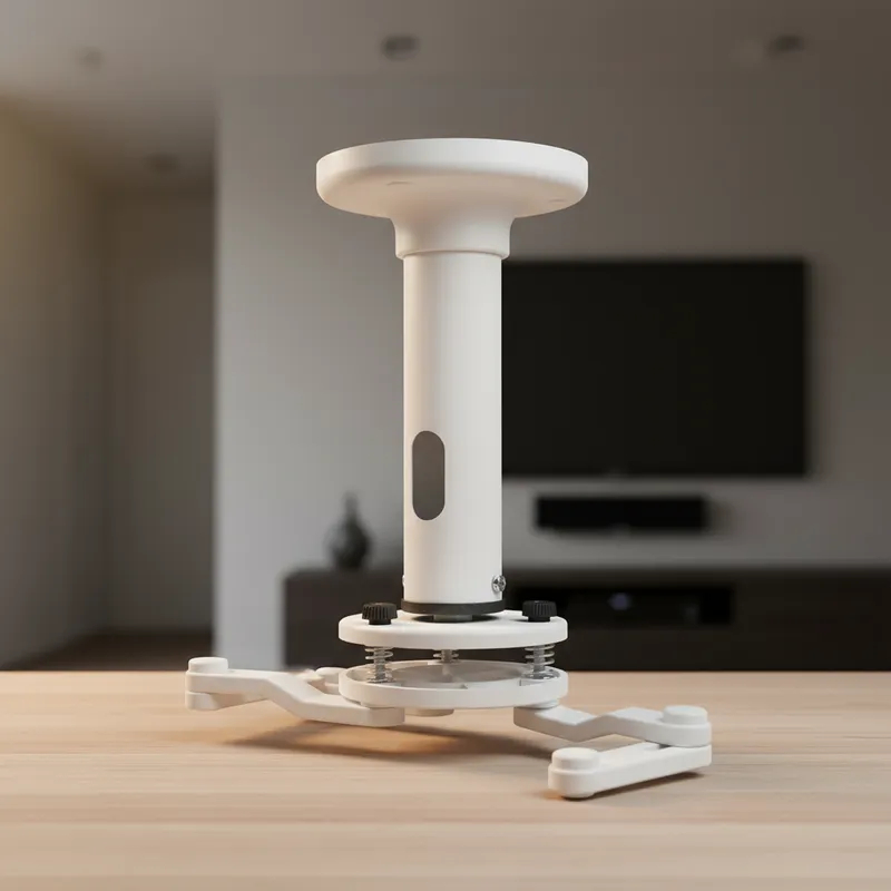 SUPORTE  PARA PROJETOR/DATASHOW DE TETO TUBO DE 12/20/25 CM CABEAMENTO INTERNO