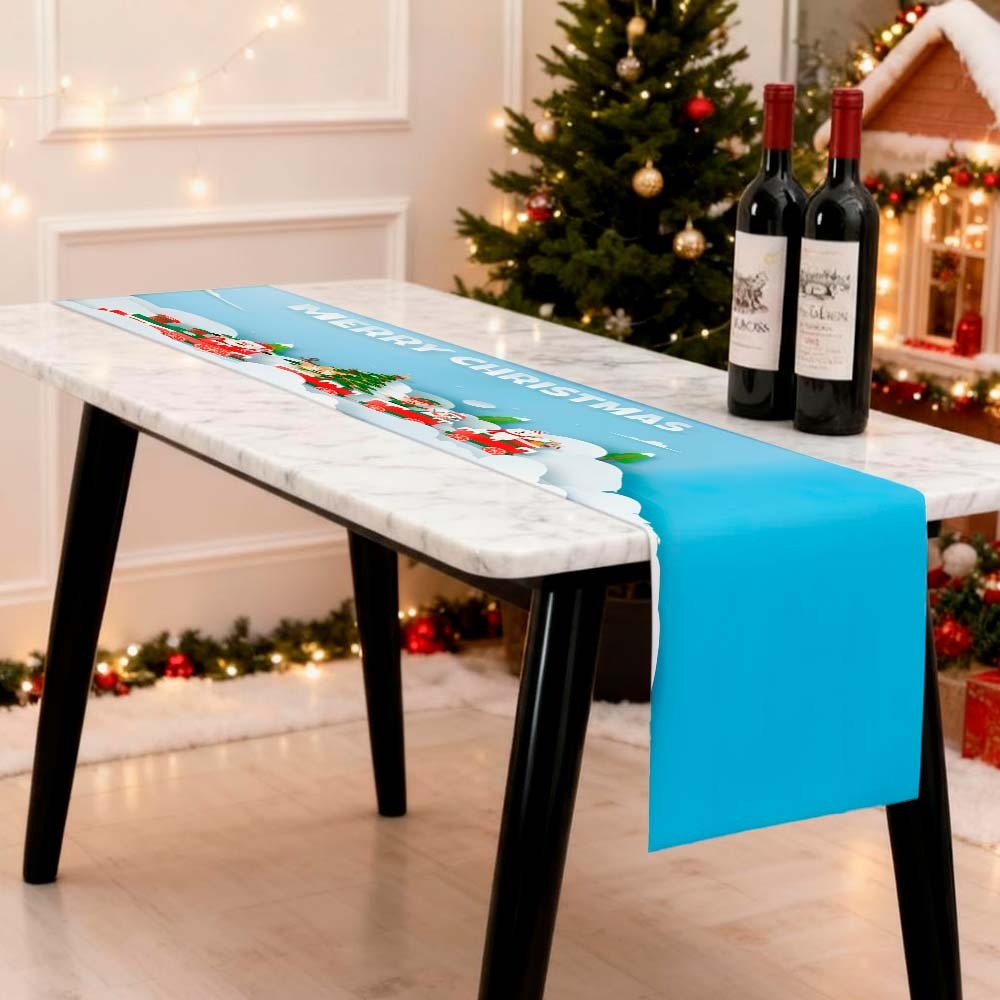 Passadeira Trilho Caminho De Mesa Natal Merry Oxford Decoração Para Jantar Lançamento Bibi Painéis