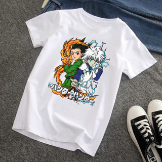 CAMISETA CAMISA BLUSA ESTAMPADA ANIME MANGÁ TENDÊNCIA HUNTER X HUNTER INFANTIL JUVENIL MENINA MENINO em Oferta na Shopee
