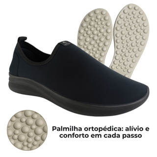 Tênis Calce Fácil Macio Confortável Com Palmilha Massageadora Ortopédico Para Esporão em Oferta na Shopee