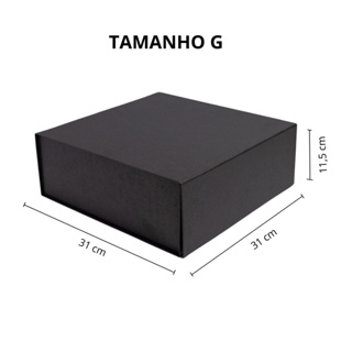 Caixa Rígida Montável para Presente – Tamanhos M e G | Luxo e Resistência em Oferta na Shopee