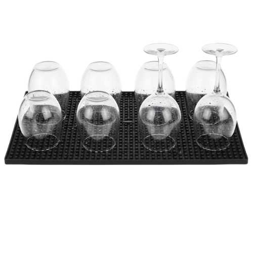 Tapete Escorredor de Louça em Silicone e PVC Para Copos Talheres Pia Cozinha Bar - Clink