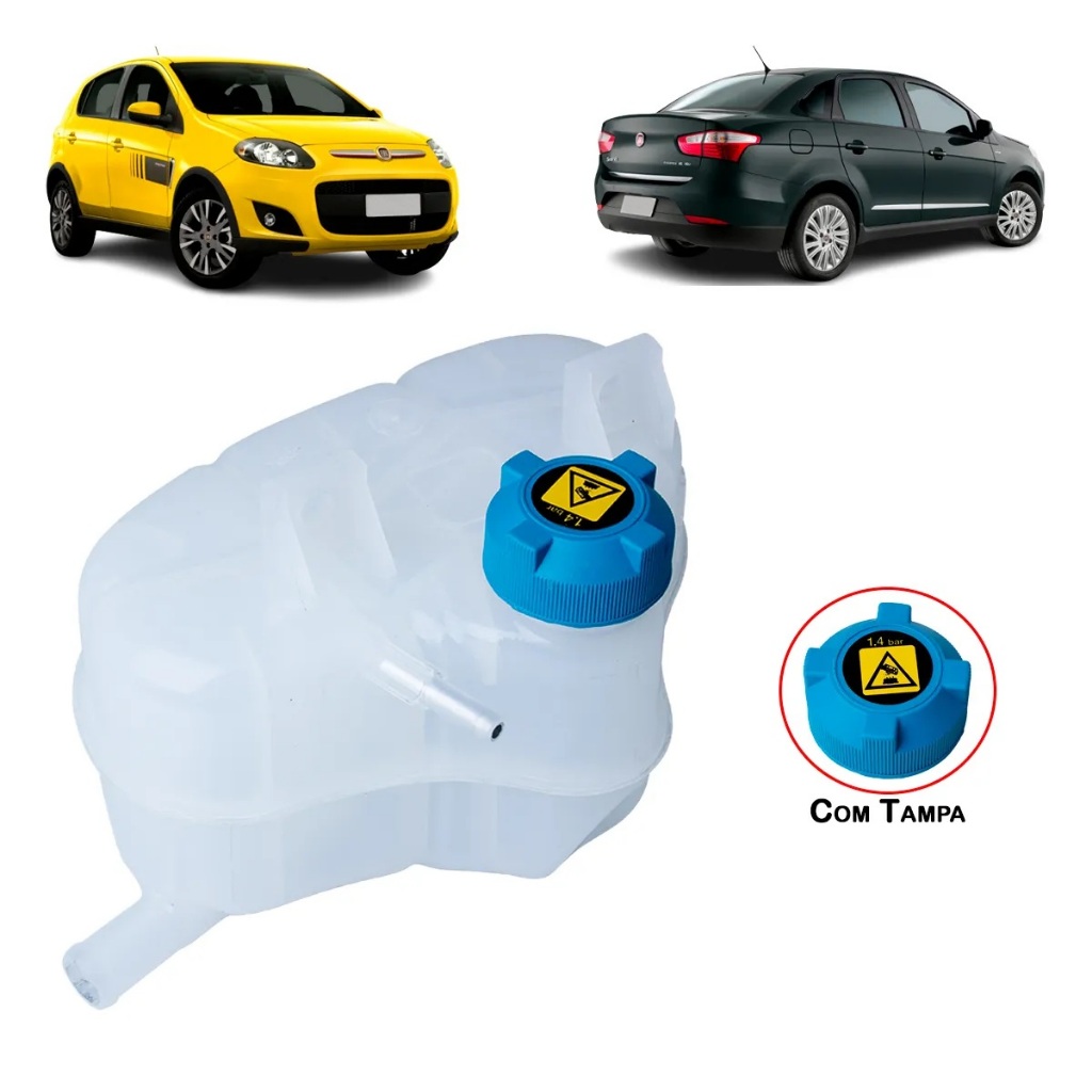 Reservatório Do Radiador Fiat Grand Siena E-torq 1.6 2013 A 2019 em Oferta na Shopee