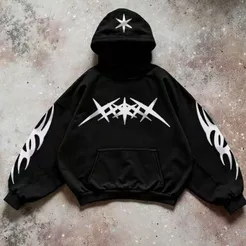 Moletom Streetwear Punk Casual Flanelado Linha Premium Unissex