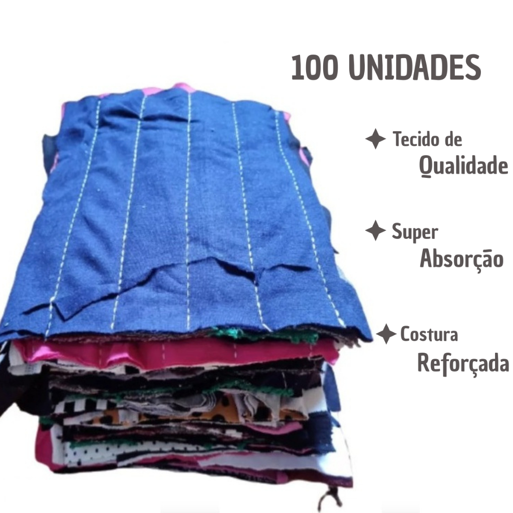 Estopas Trapo de malha para oficina mecânico Pano para limpeza 100% Algodão Super Absorção Melhor Preço em Oferta na Shopee