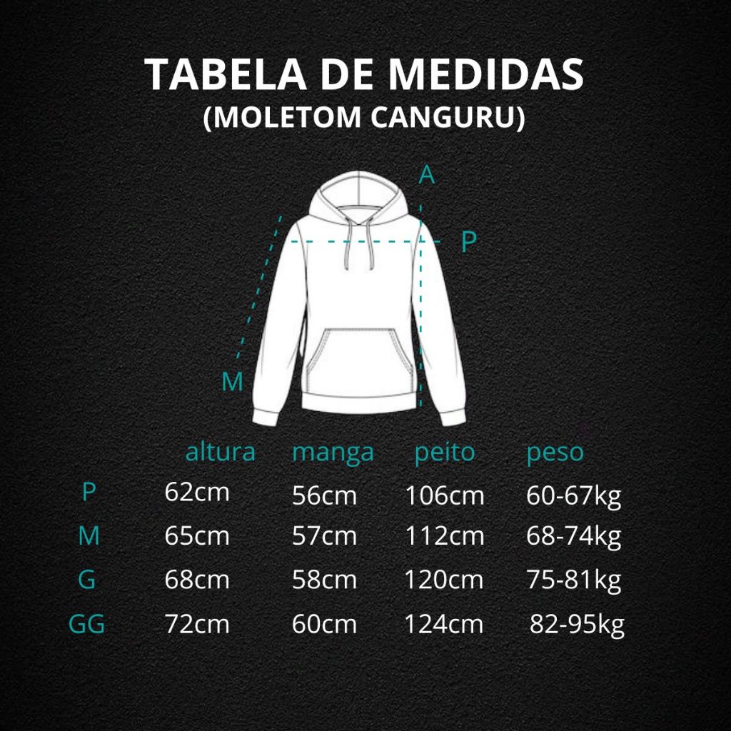 Moletom Streetwear Punk Casual Flanelado Linha Premium Unissex — imagem 2 de 2