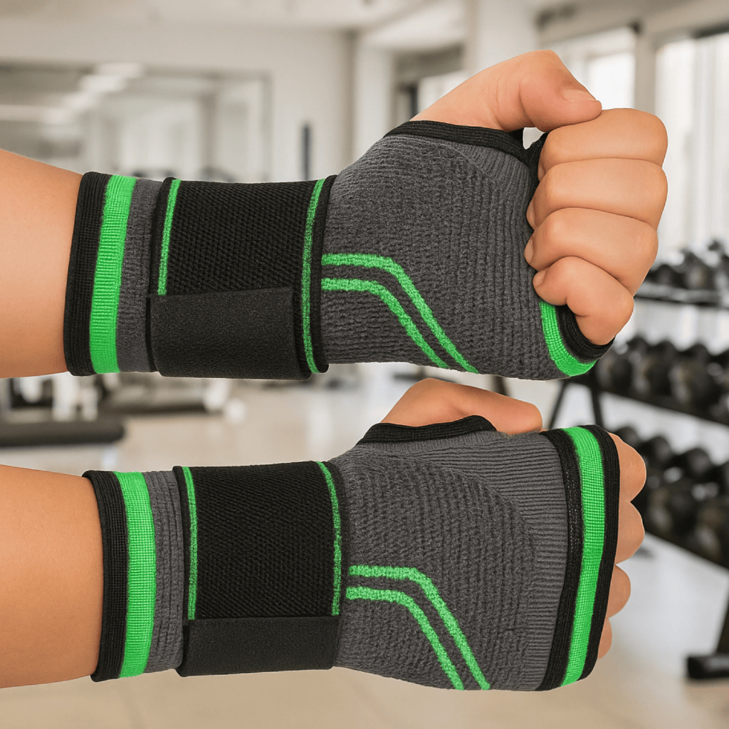 Kit Par Munhequeira Compressão Punho Elástica Ajustável Ortopédica Esportes Proteção Tendinite em Oferta na Shopee
