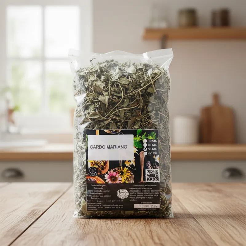 Cardo Mariano Chá Premium 100% Orgânico - Folhas - 50g em Oferta na Shopee