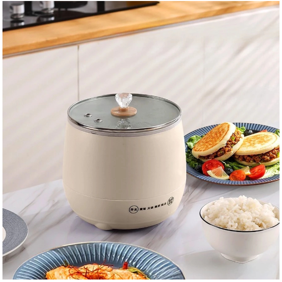 Mini Panela De Arroz Elétrica Cerâmica 350W 1,8 Litros 110V  PREMIUM VICCOLI em Oferta na Shopee