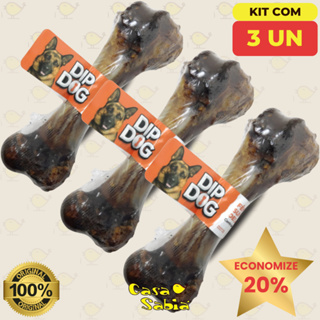 Osso Fêmur Suíno Natural DipDog Original – Petisco Premium Anti Stress para Cães e Reduz Tártaro em Oferta na Shopee