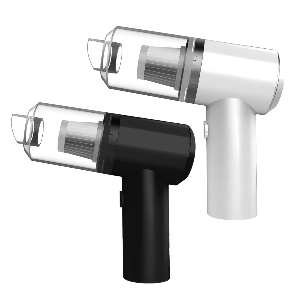 mini aspirador de pó portátil 2 em 1 automotivo e casa potente e recarregável