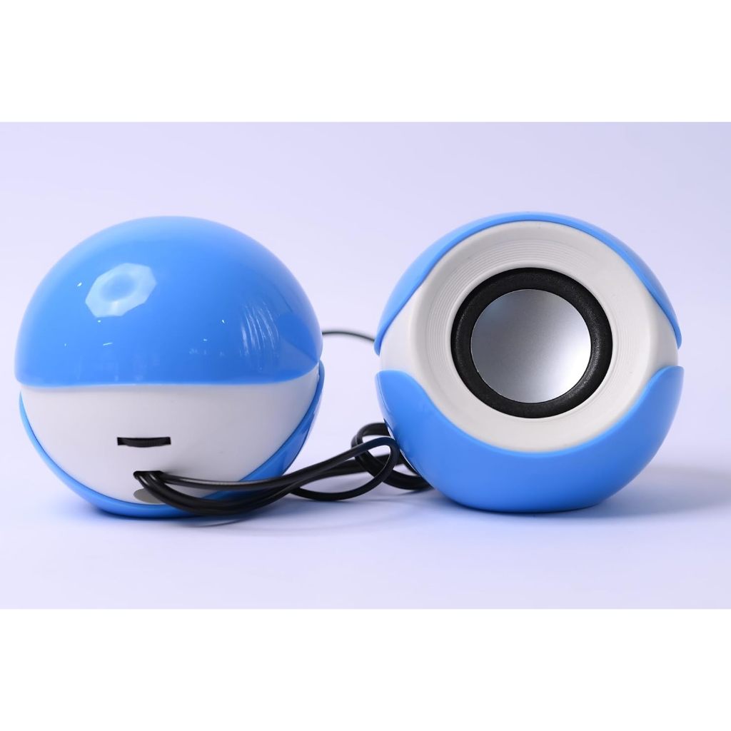 Caixinha De Som Knup Pc Gamer Usb P2 Notebook Cor Preto/Rosa/Azul em Oferta na Shopee