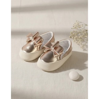 Slip On Infantil Casual Com Laço Bronze em Oferta na Shopee