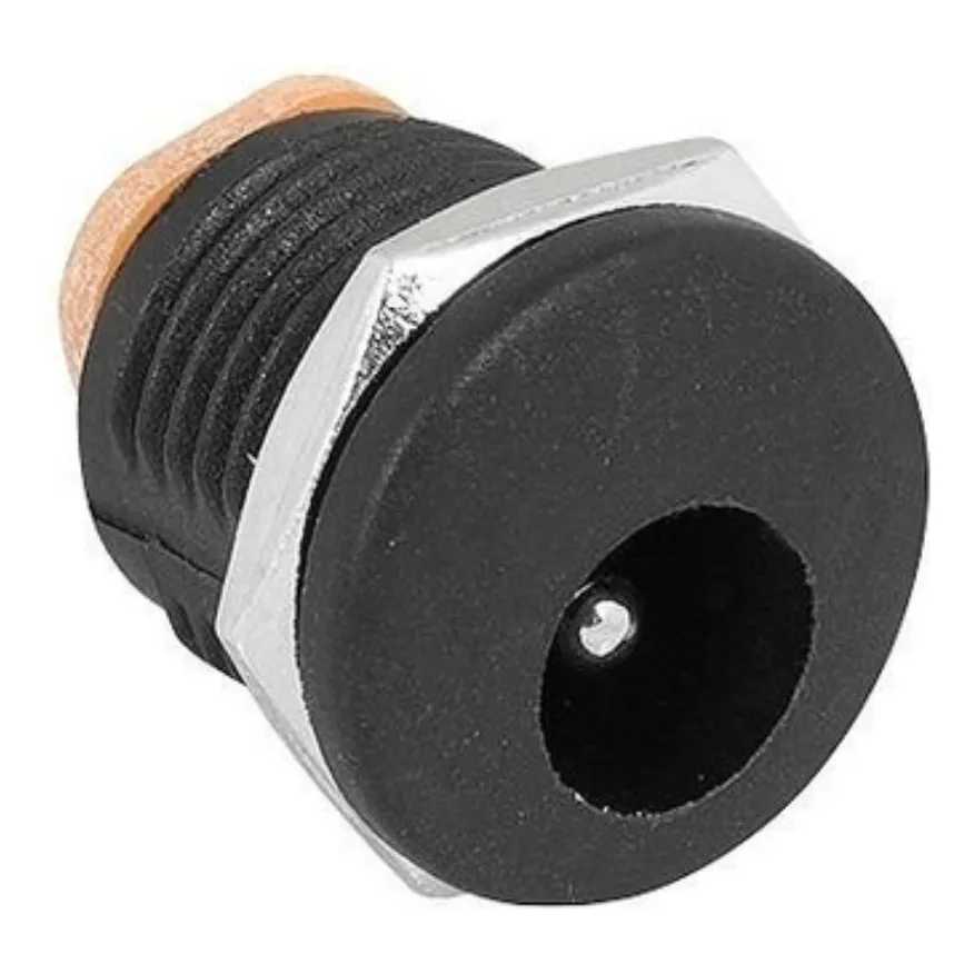 Kit 50 Peças - Jack J4 Rosca Painel Dc-022 2,1mm Promoção