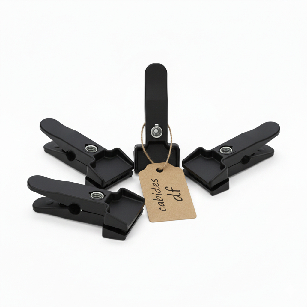 100 Presilhas Prendedor Para Cabides Preto Atacado em Oferta na Shopee