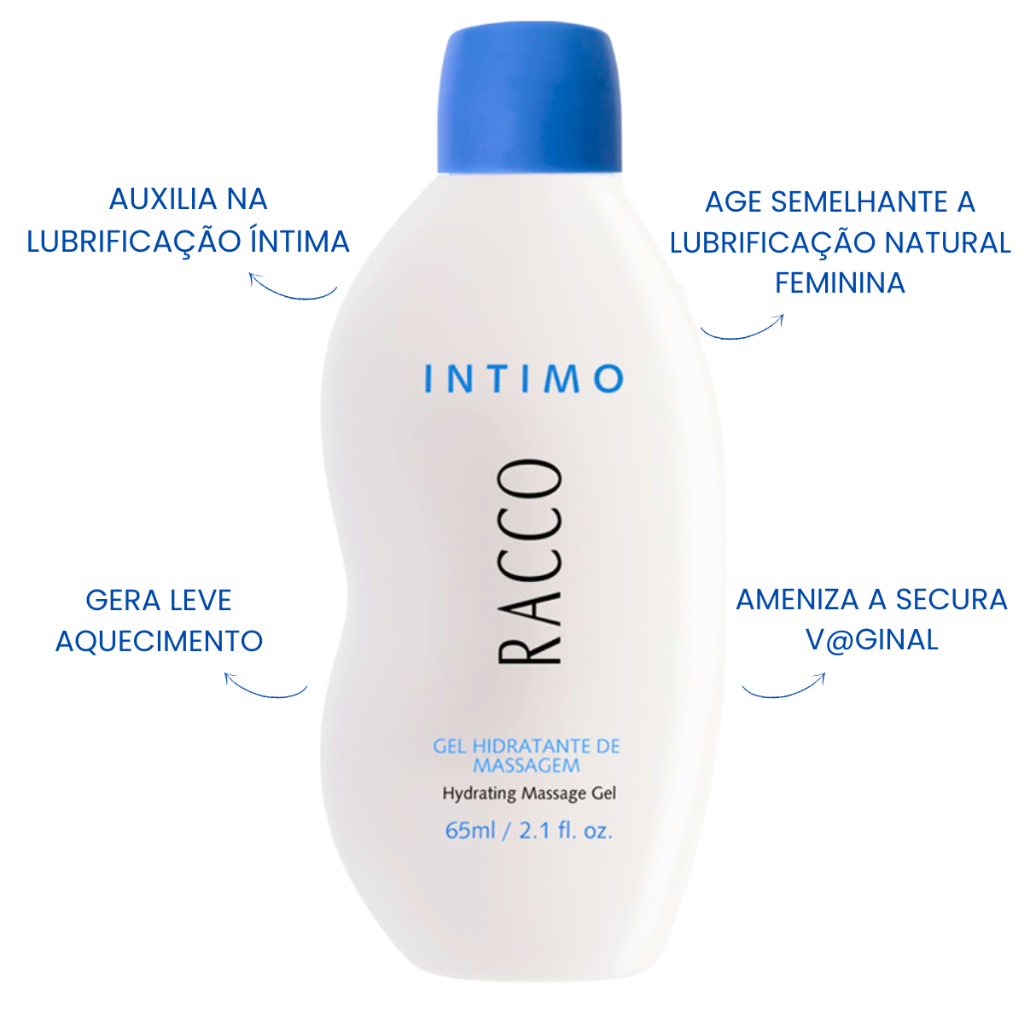 Gel Lubrificante Íntimo De Massagem Massageador Deslizante Racco 65ml
