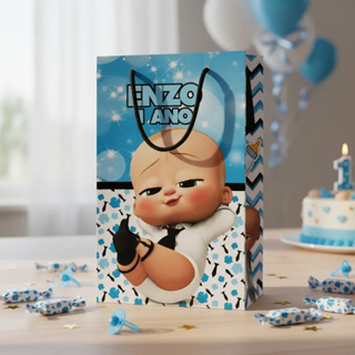 Sacolinhas Personalizadas para Lembrancinhas  Tema Poderoso Chefinho em Oferta na Shopee